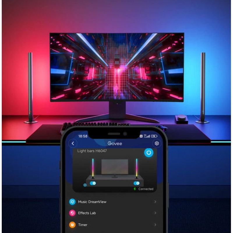 Govee Smart Gaming Light Bars - H6047 Govee Smart Gaming Light Bars - H6047